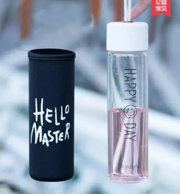Glasses portable cups kids creative water bottles - Bellarte Enchanté Glasses portable cups kids creative water bottles